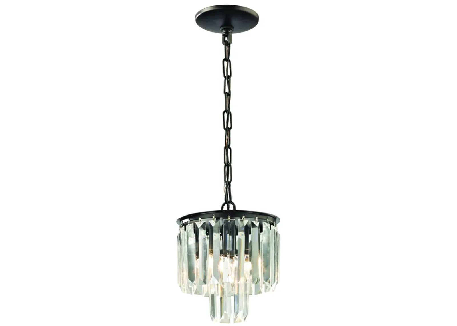 Palacial 8" Wide 1-Light Mini Pendant - Oil Rubbed Bronze