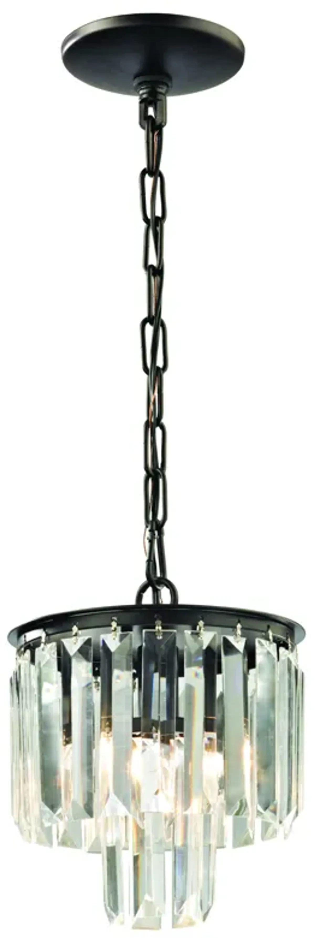 Palacial 8" Wide 1-Light Mini Pendant - Oil Rubbed Bronze