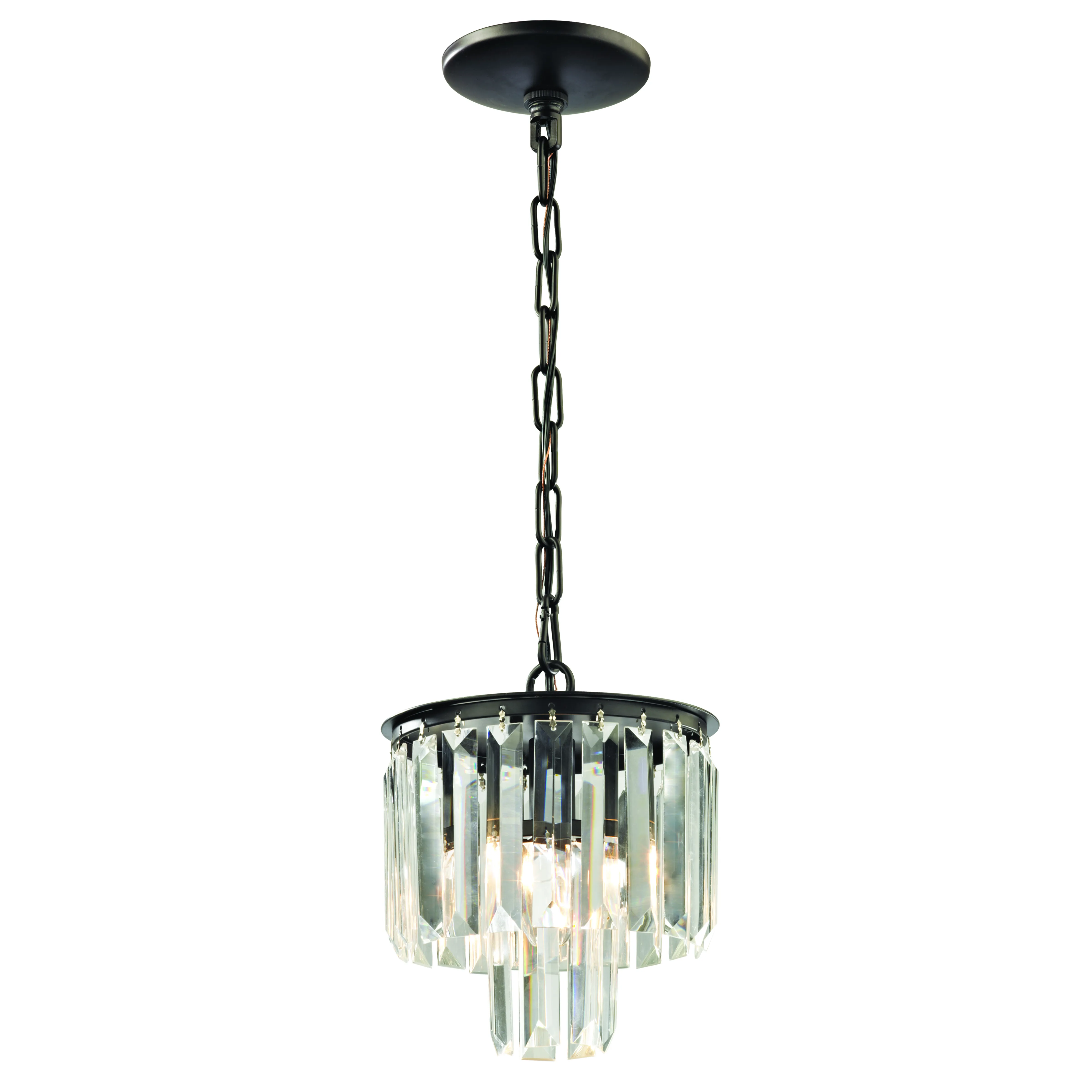 Palacial 8" Wide 1-Light Mini Pendant - Oil Rubbed Bronze