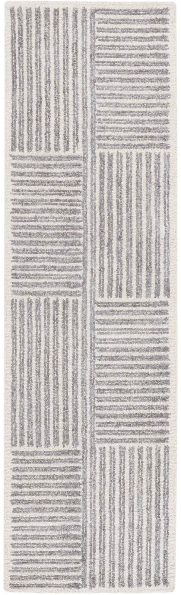 ABSTRACT Hand Tufted 2'-3' x 8' runner