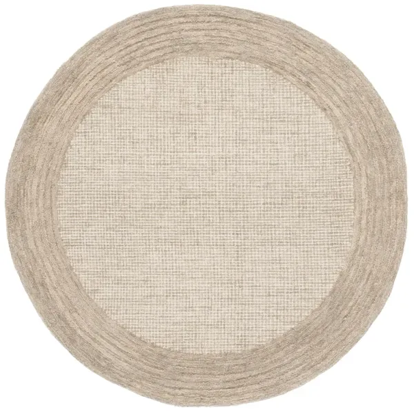 EBONY Hand Tufted 6' x 6' Round area rug
