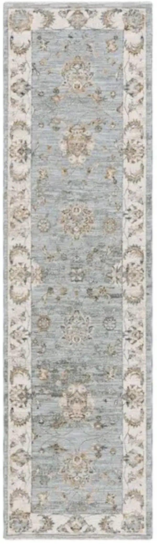 HAMILTON 106 Blue 2'-2' X 8' Runner Rug