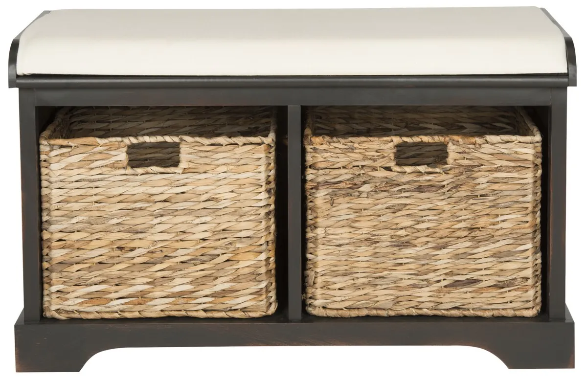 FREDDY WICKER STORAGE BENCH