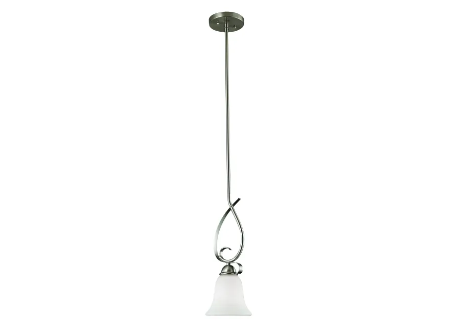 Brighton 6" Wide 1-Light Mini Pendant - Brushed Nickel