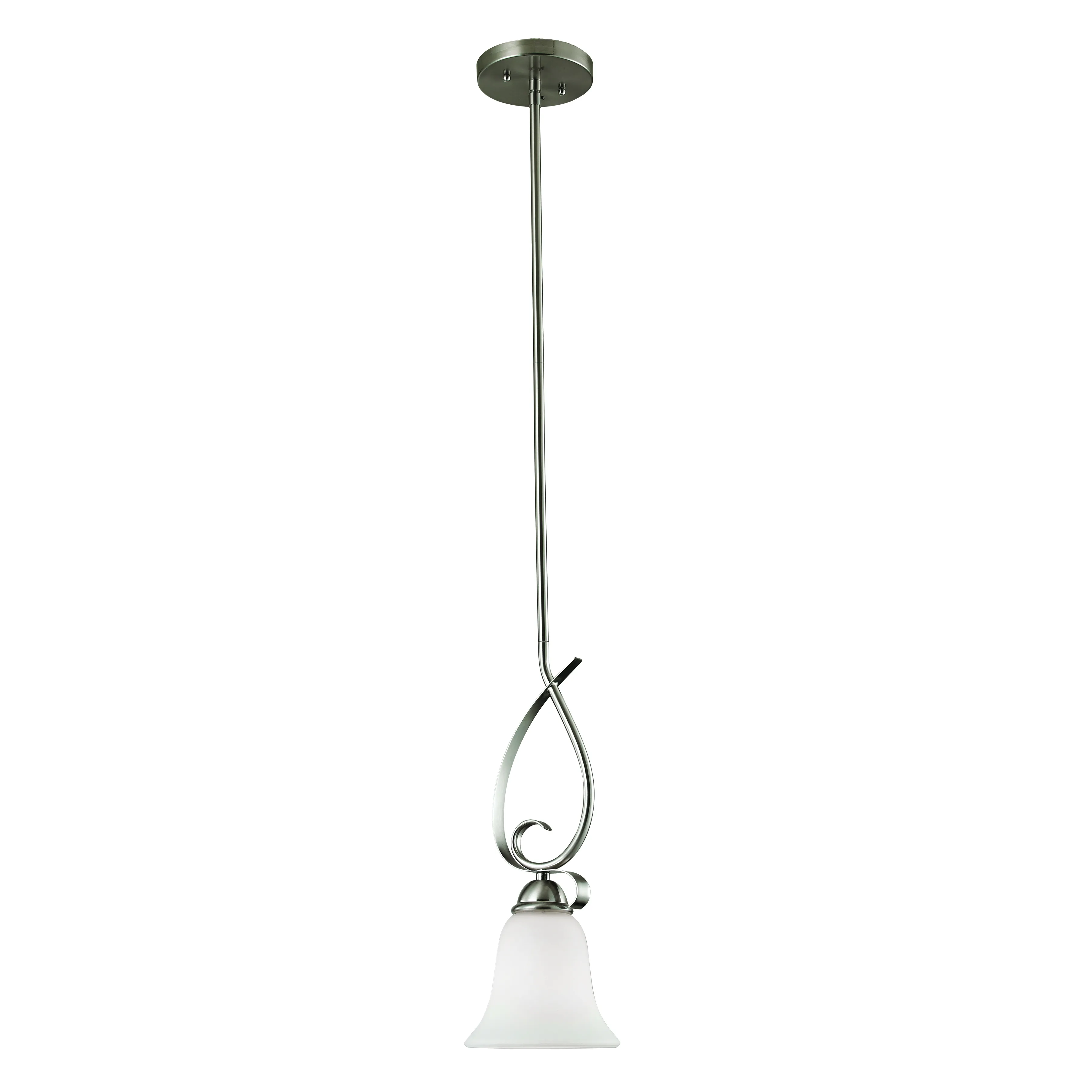 Brighton 6" Wide 1-Light Mini Pendant - Brushed Nickel