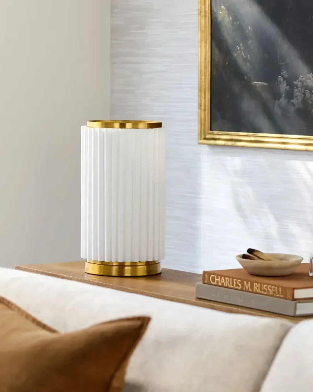 Palato PAO-001 15"H x 8"W x 8"D Accent Table Lamp