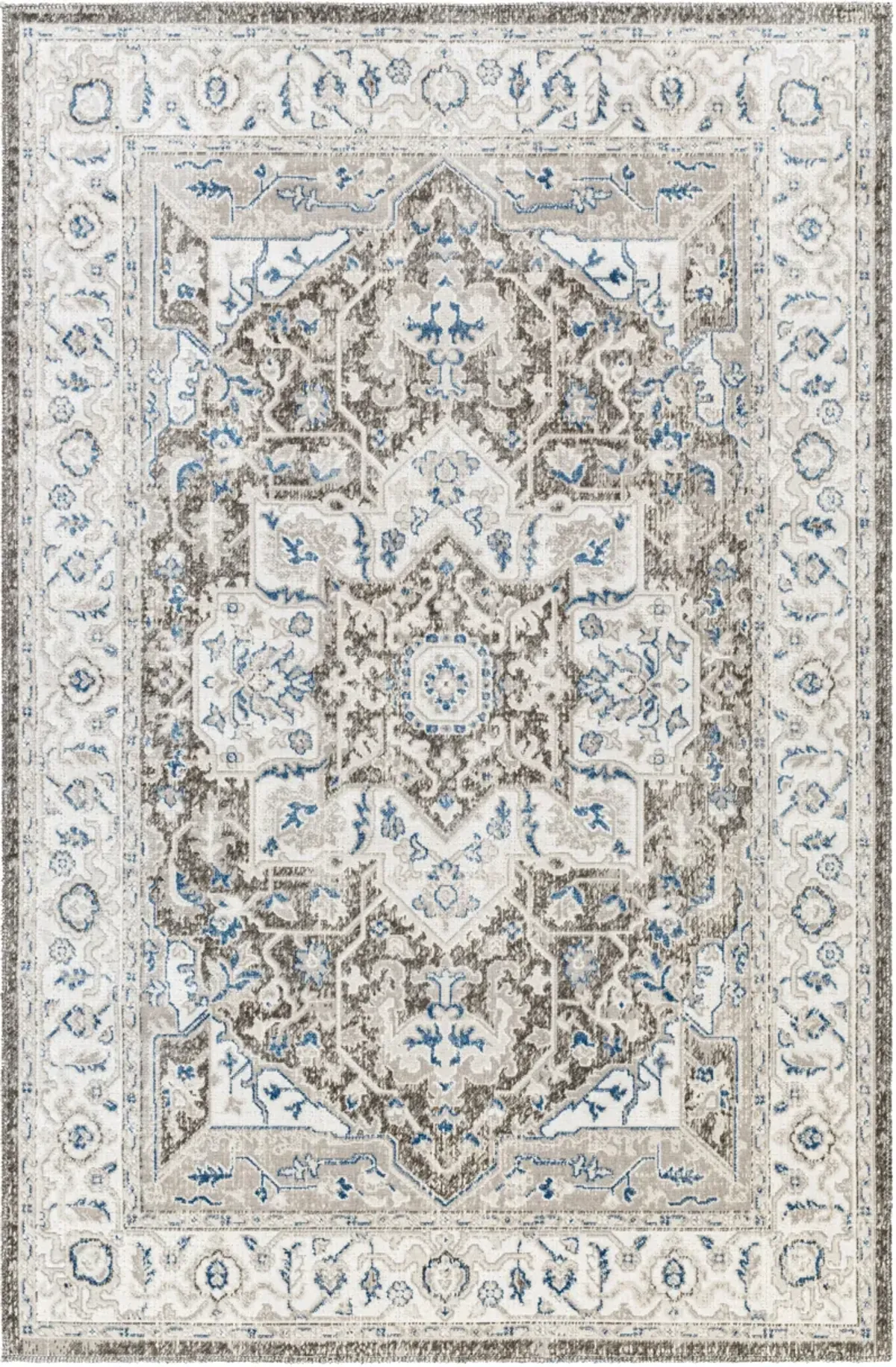 Basel BOS-2312 2'1" x 3'9" Machine Woven Rug