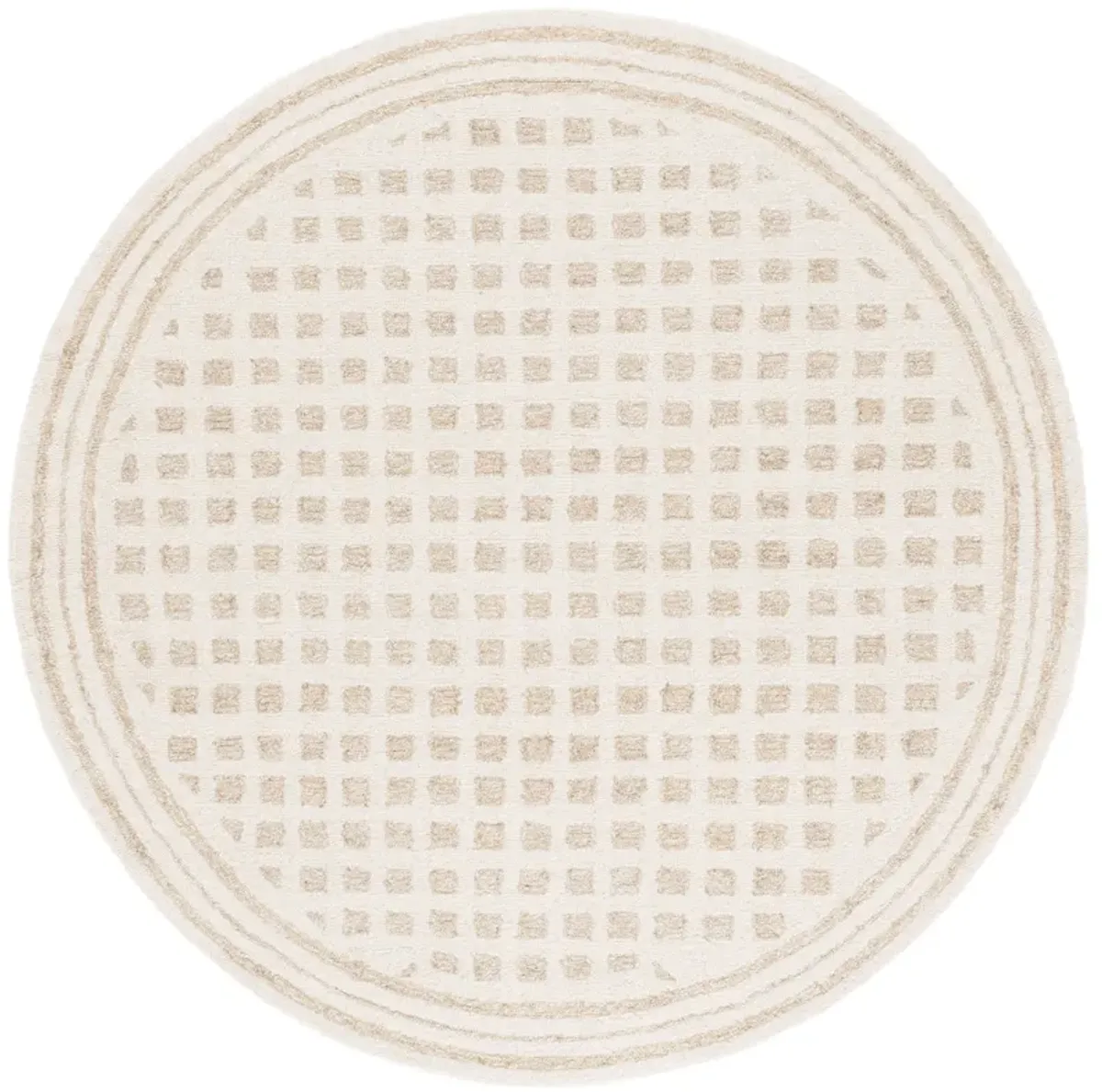 EBONY Hand Tufted 4' x 4' Round area rug