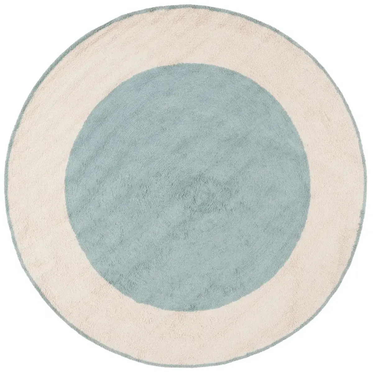 EASY CARE Hand Tufted 6' x 6' Round area rug