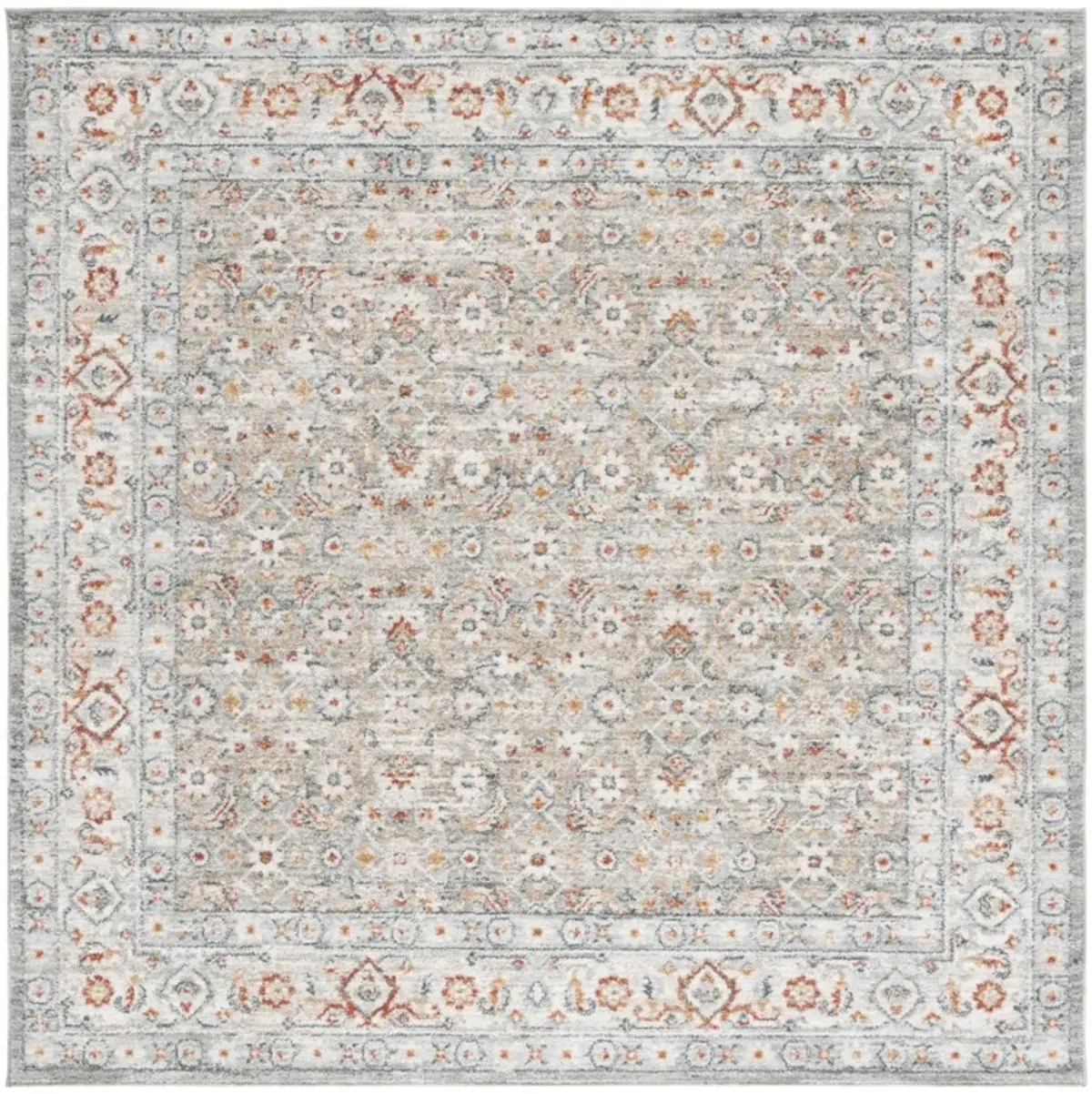 AVALON 210 GREY  6'-7' X 6'-7' Square Square Rug