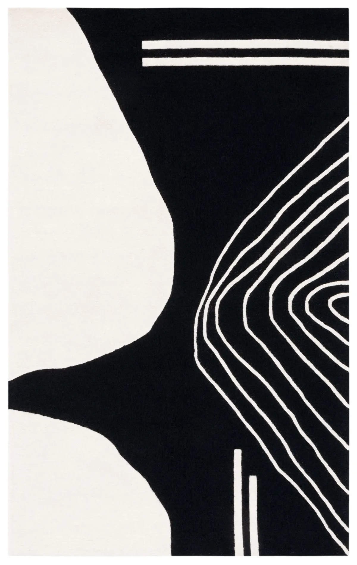 RODEO DRIVE Hand Tufted 2'-3' x 4' area rug