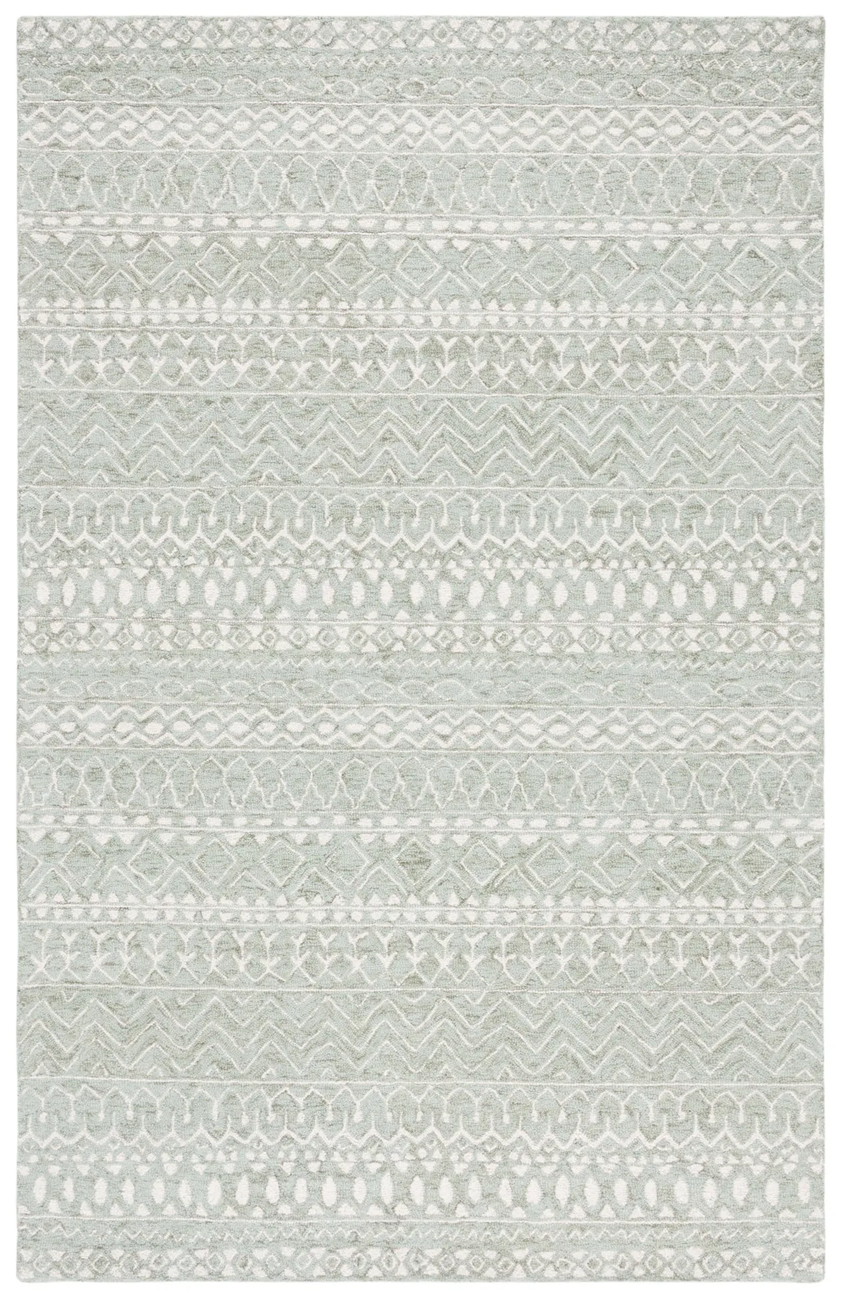 MICRO-LOOP Hand Tufted 5' x 8' area rug