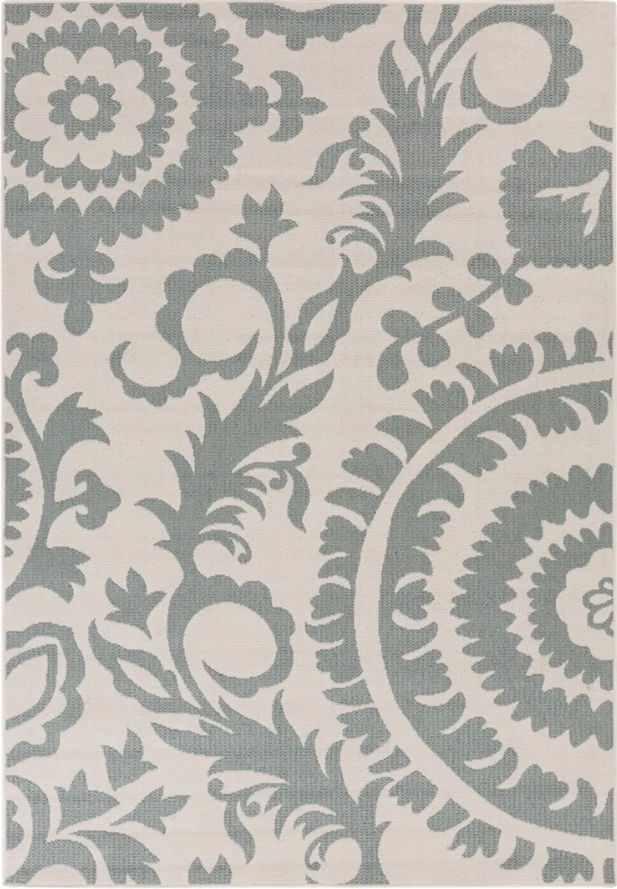 Alfresco ALF-9614 5'3" x 7'7" Machine Woven Rug