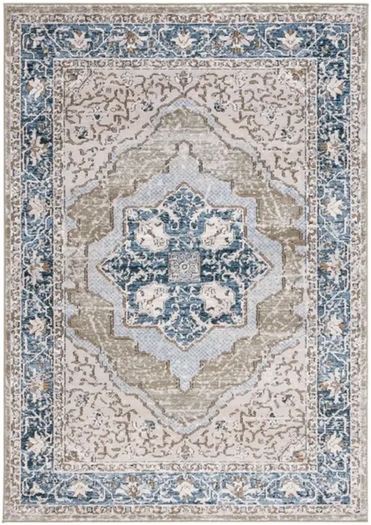 ROSEWOOD 110  Green 4' X 6' Small Rectangle Rug