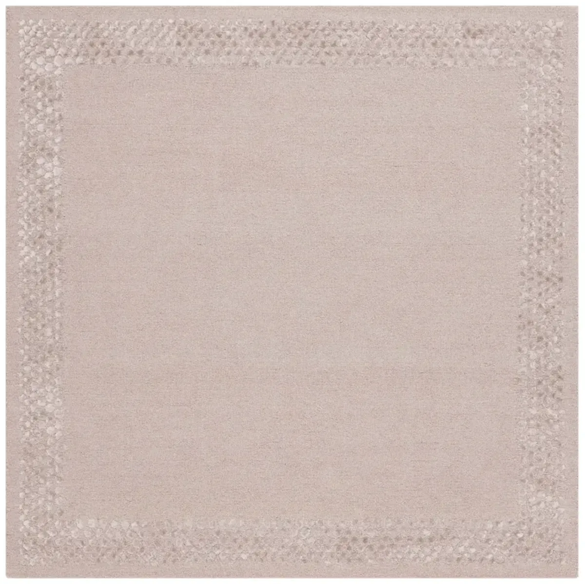 GLAMOUR Hand Tufted 6' x 6' Square area rug