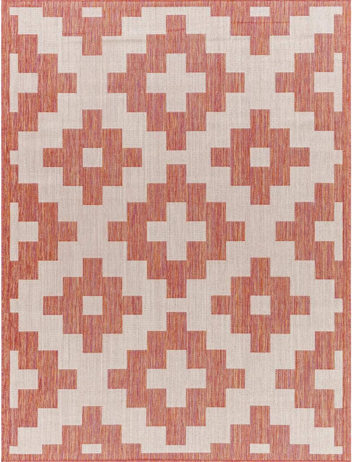 Long Beach LBH-2309 6'7" x 9' Machine Woven Rug