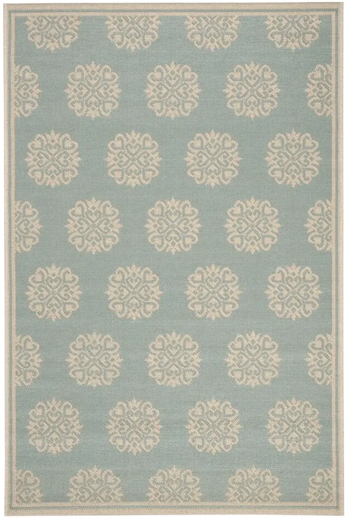 BEACH HOUSE 181 Blue 6'-7' X 9'-2' Medium Rectangle Rug