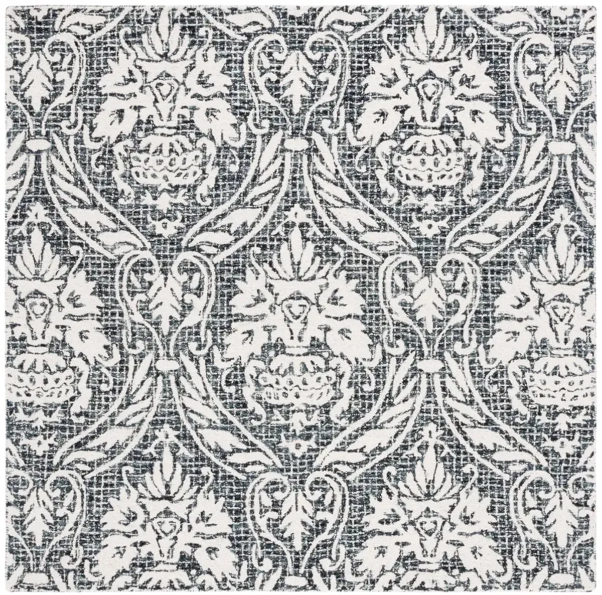 ABSTRACT Hand Tufted 6' x 6' Square area rug