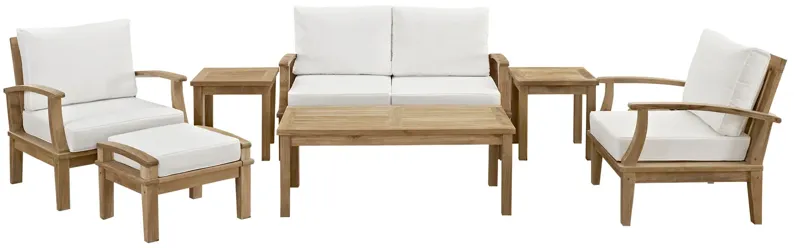 Marina 7 Piece Outdoor Patio Teak Set