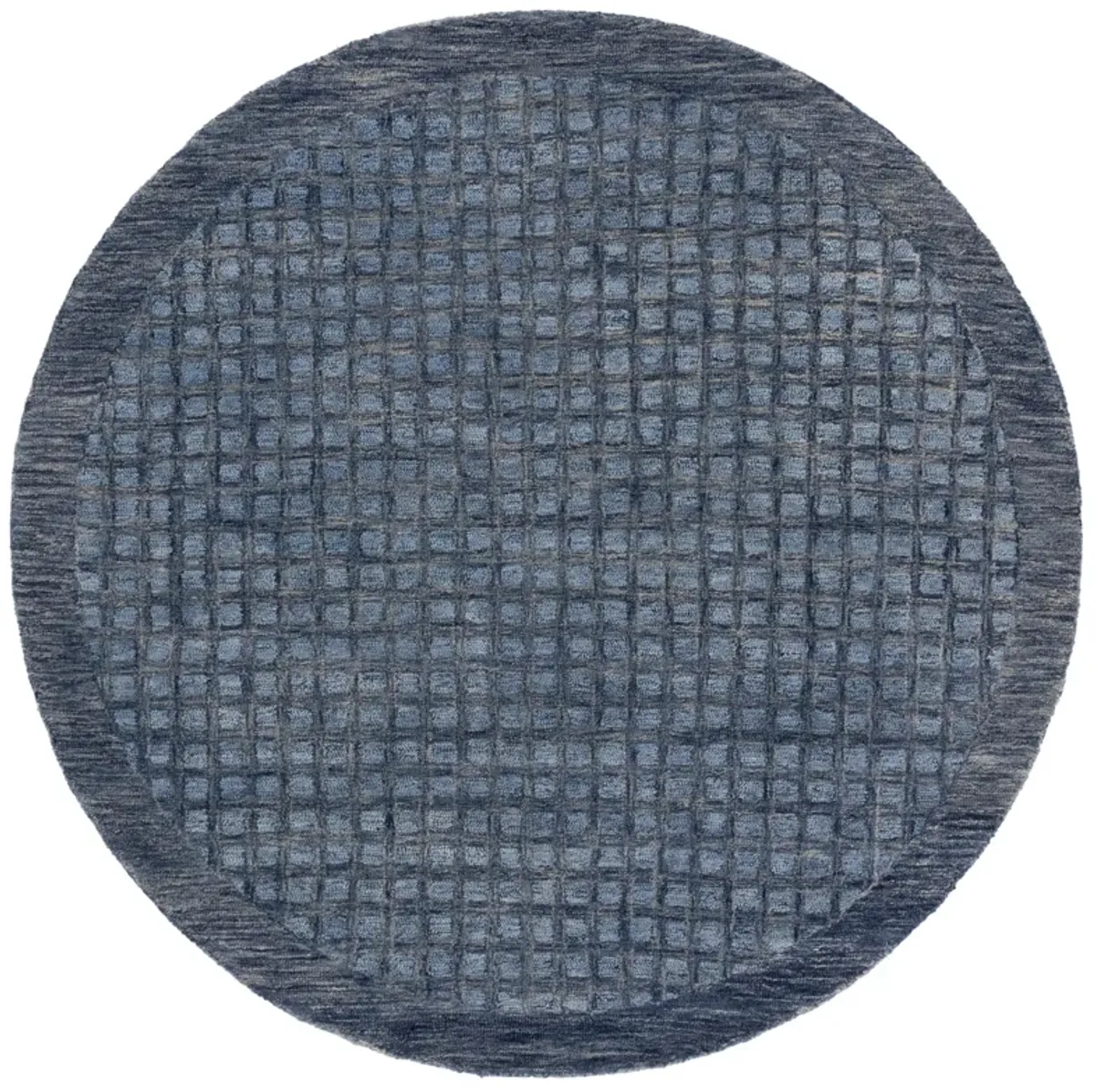 ABSTRACT Hand Tufted 6' x 6' Round area rug
