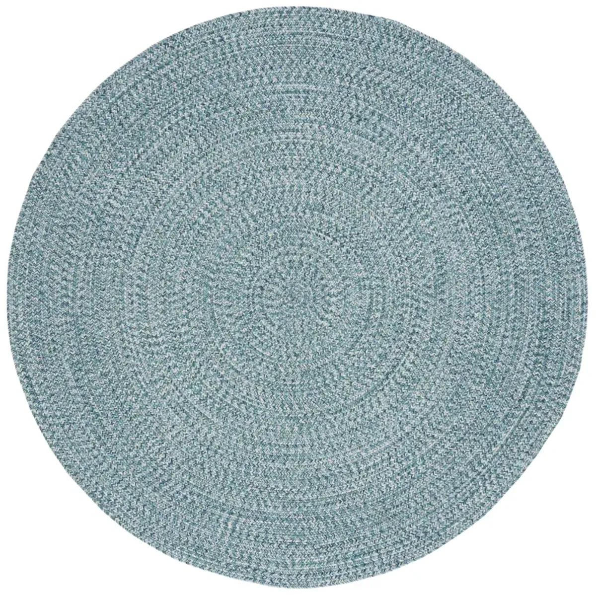 BRAIDED Hand Woven 9' x 9' Round area rug