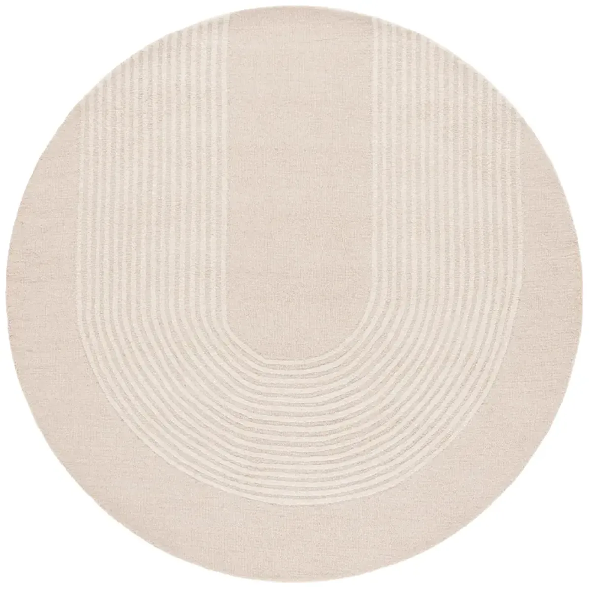 EBONY Hand Tufted 6' x 6' Round area rug
