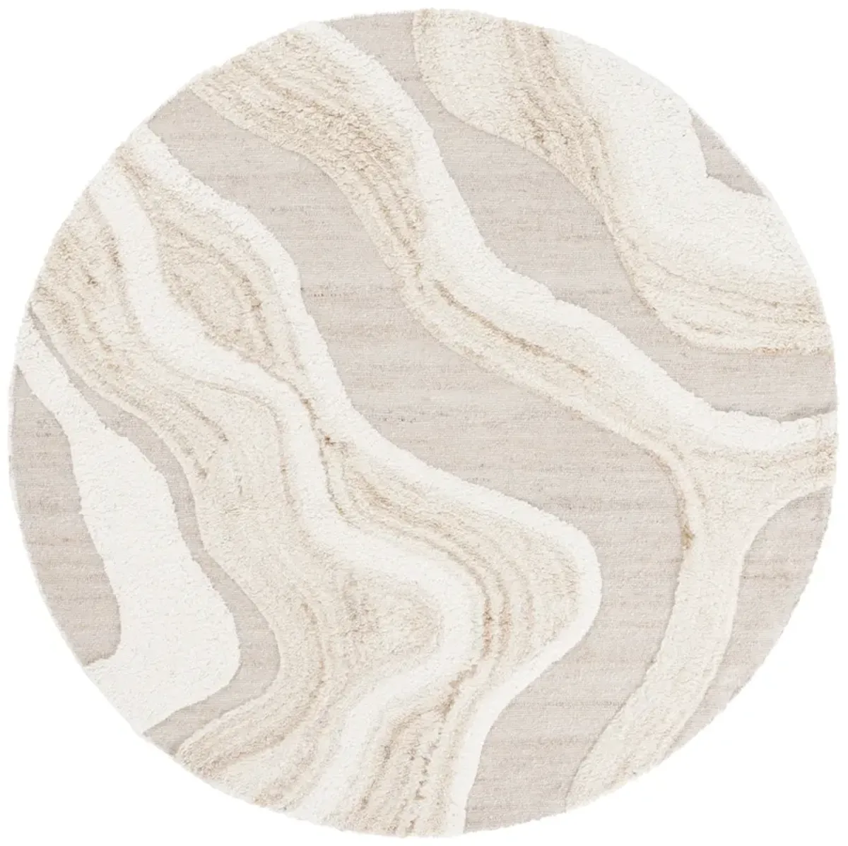 VERMONT Hand Tufted 6' x 6' Round area rug
