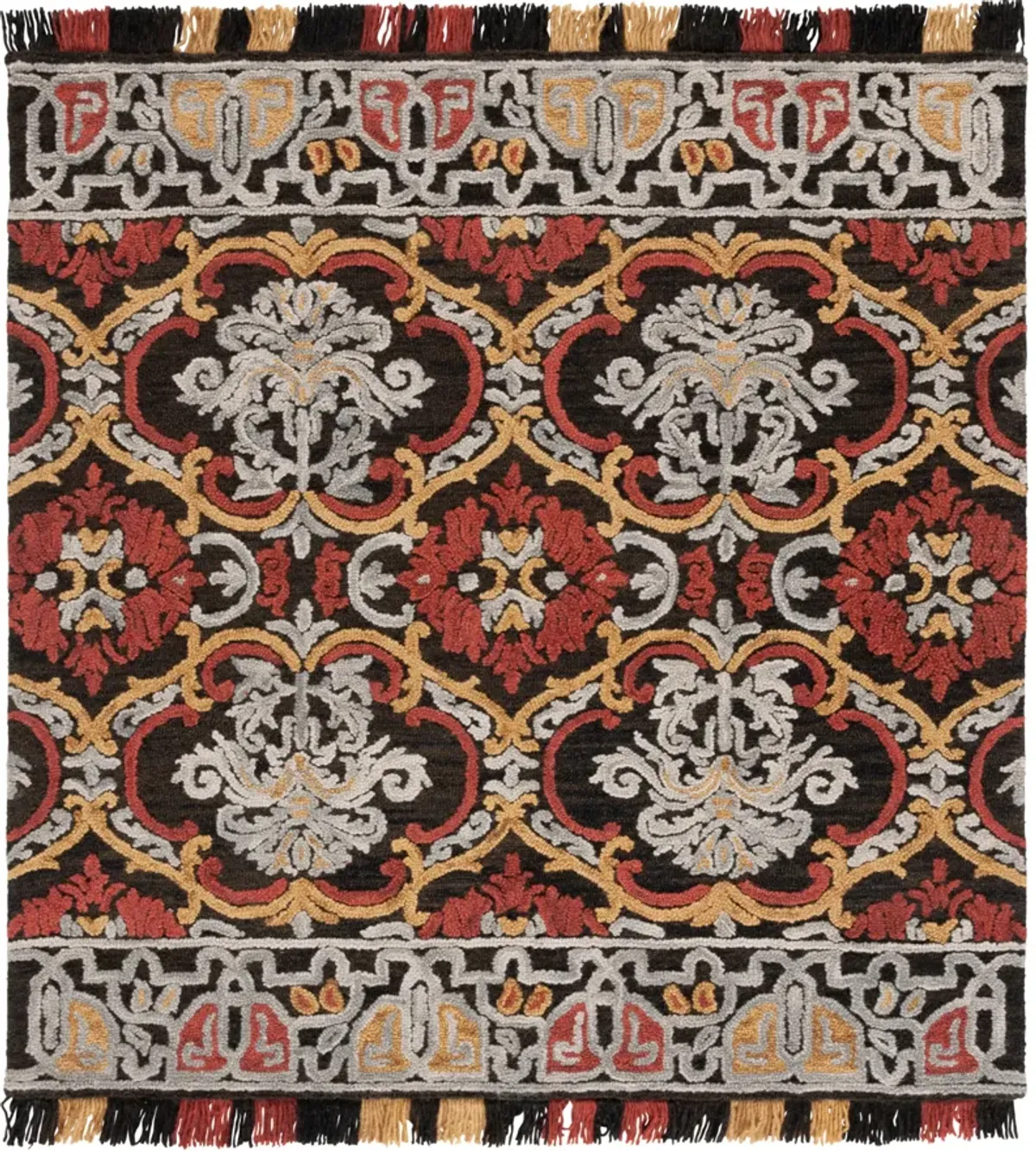 BLOSSOM Hand Tufted 6' x 6' Square area rug