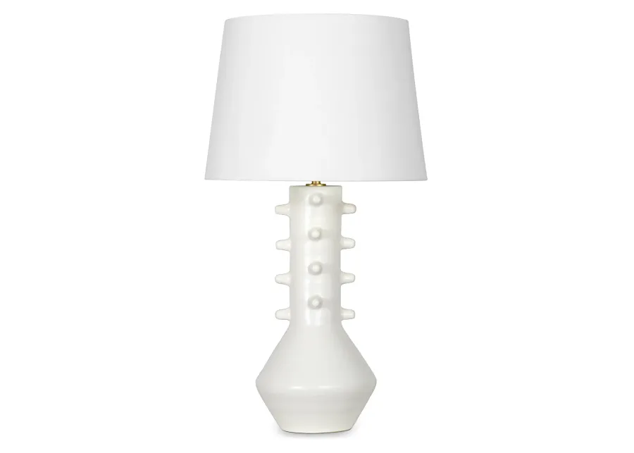 Norway Ceramic Table Lamp (White)