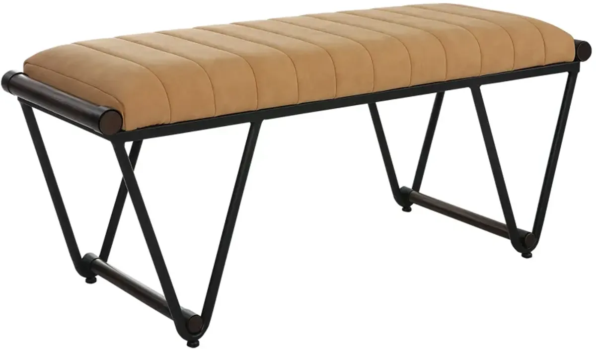 Woodstock Mid-Century Bench