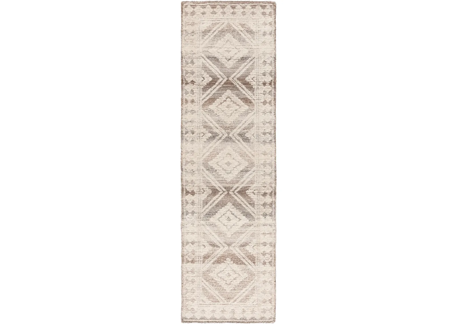 KENYA 575 BROWN  2'-3' x 8' Runner Rug