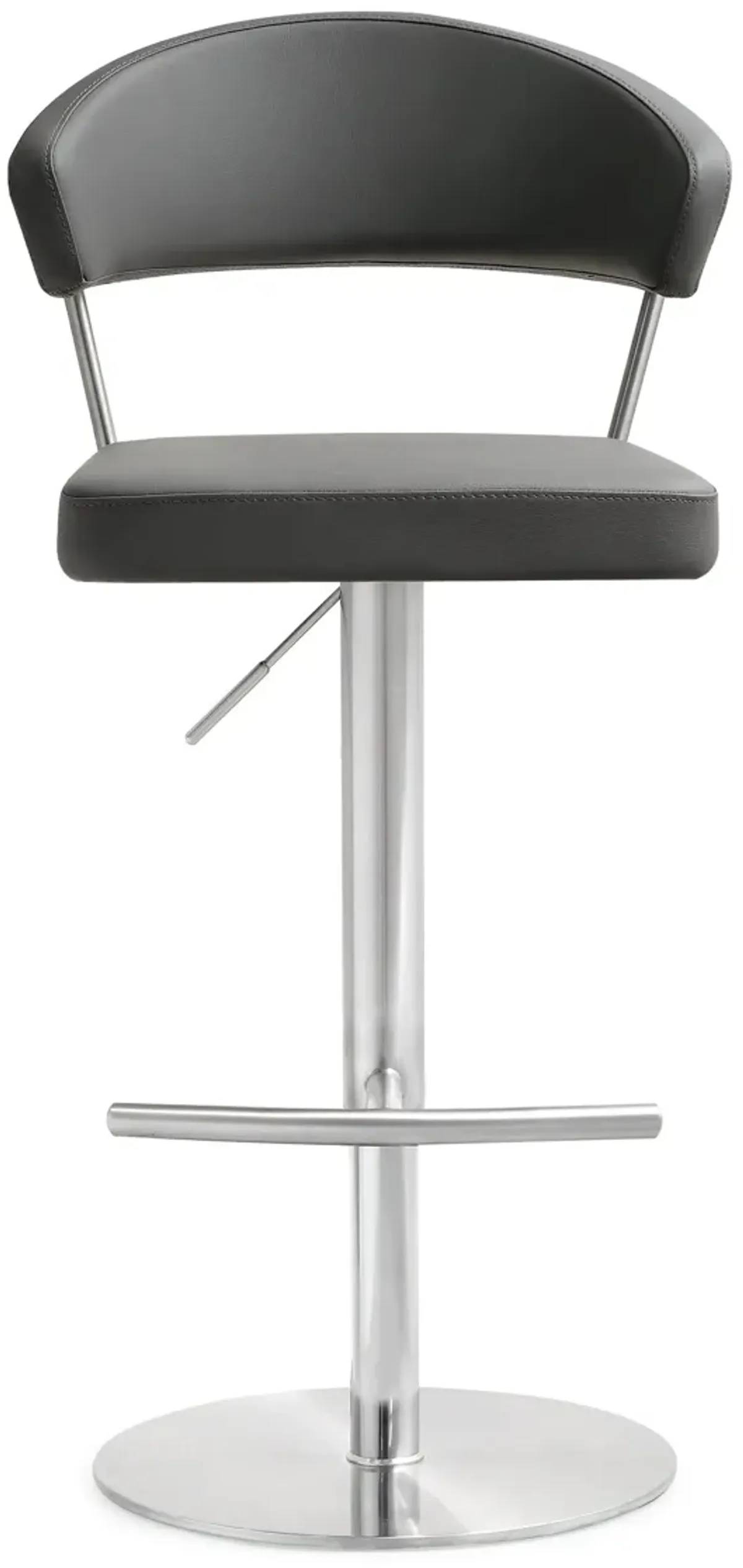 cosmo grey stainless steel barstool