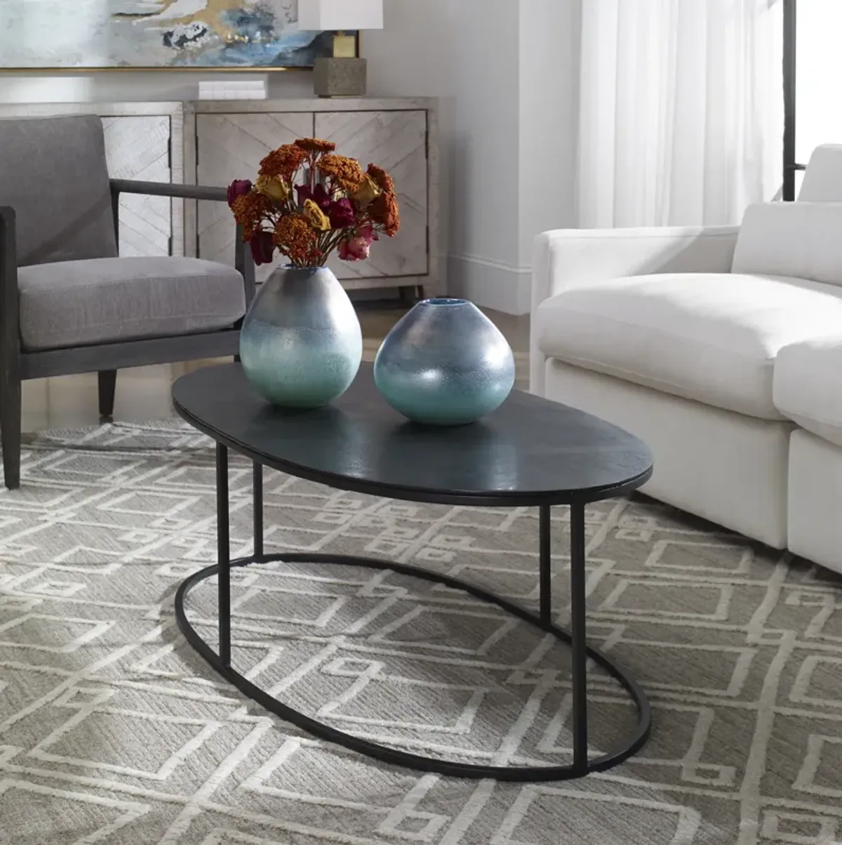 Coreene Oval Coffee Table