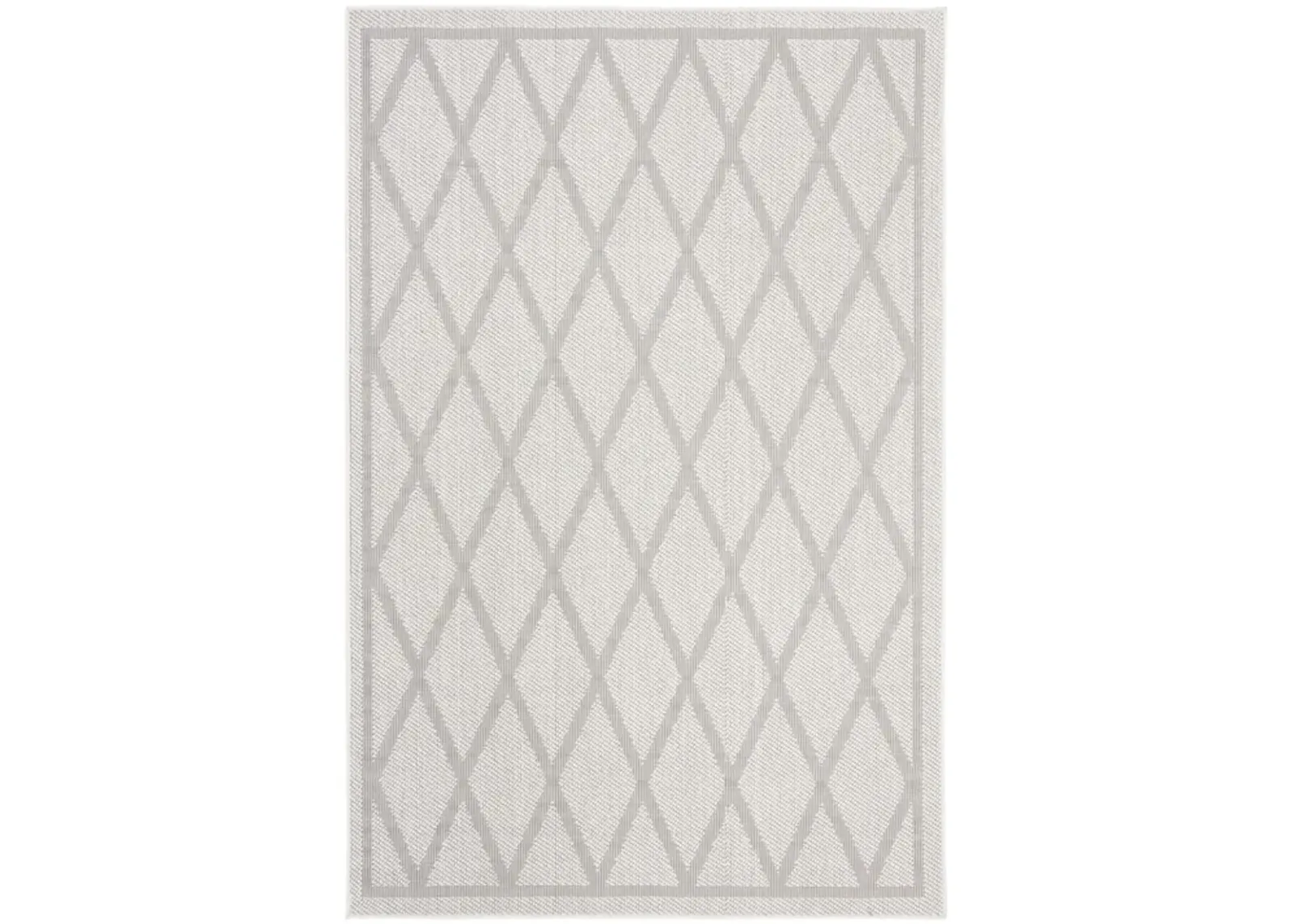 Safavieh BERMUDA 800 Collection BMU805A-5 Ivory / Light Grey 5'-3" X 7'-6"