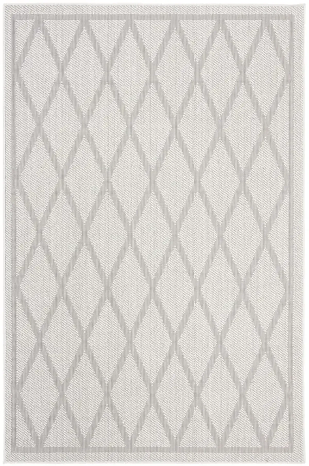 Safavieh BERMUDA 800 Collection BMU805A-5 Ivory / Light Grey 5'-3" X 7'-6"