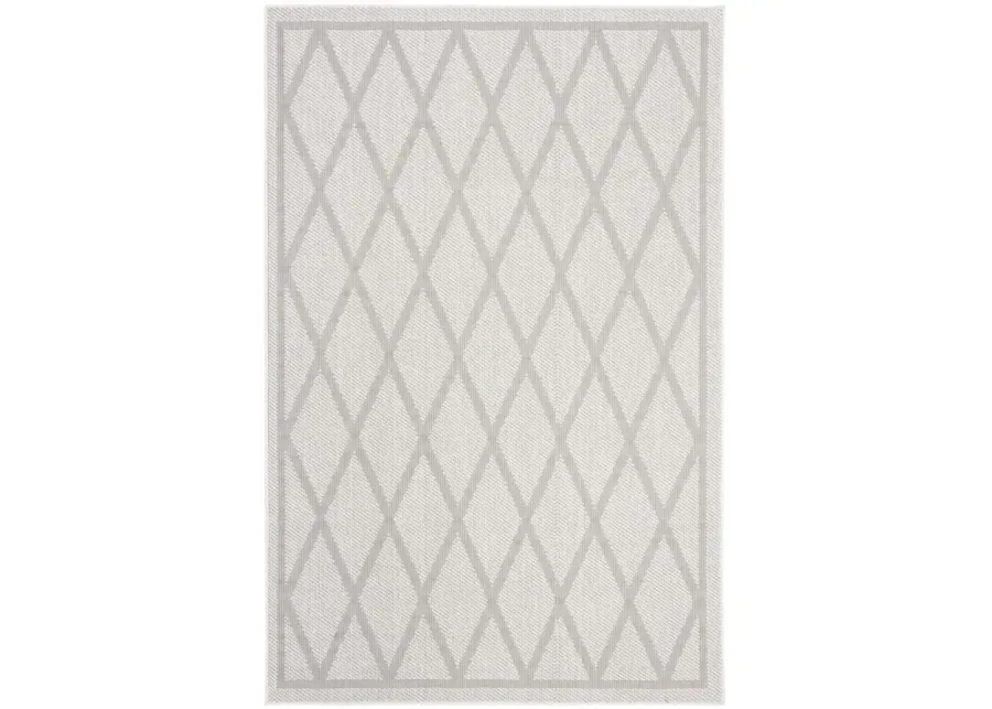 Safavieh BERMUDA 800 Collection BMU805A-5 Ivory / Light Grey 5'-3" X 7'-6"