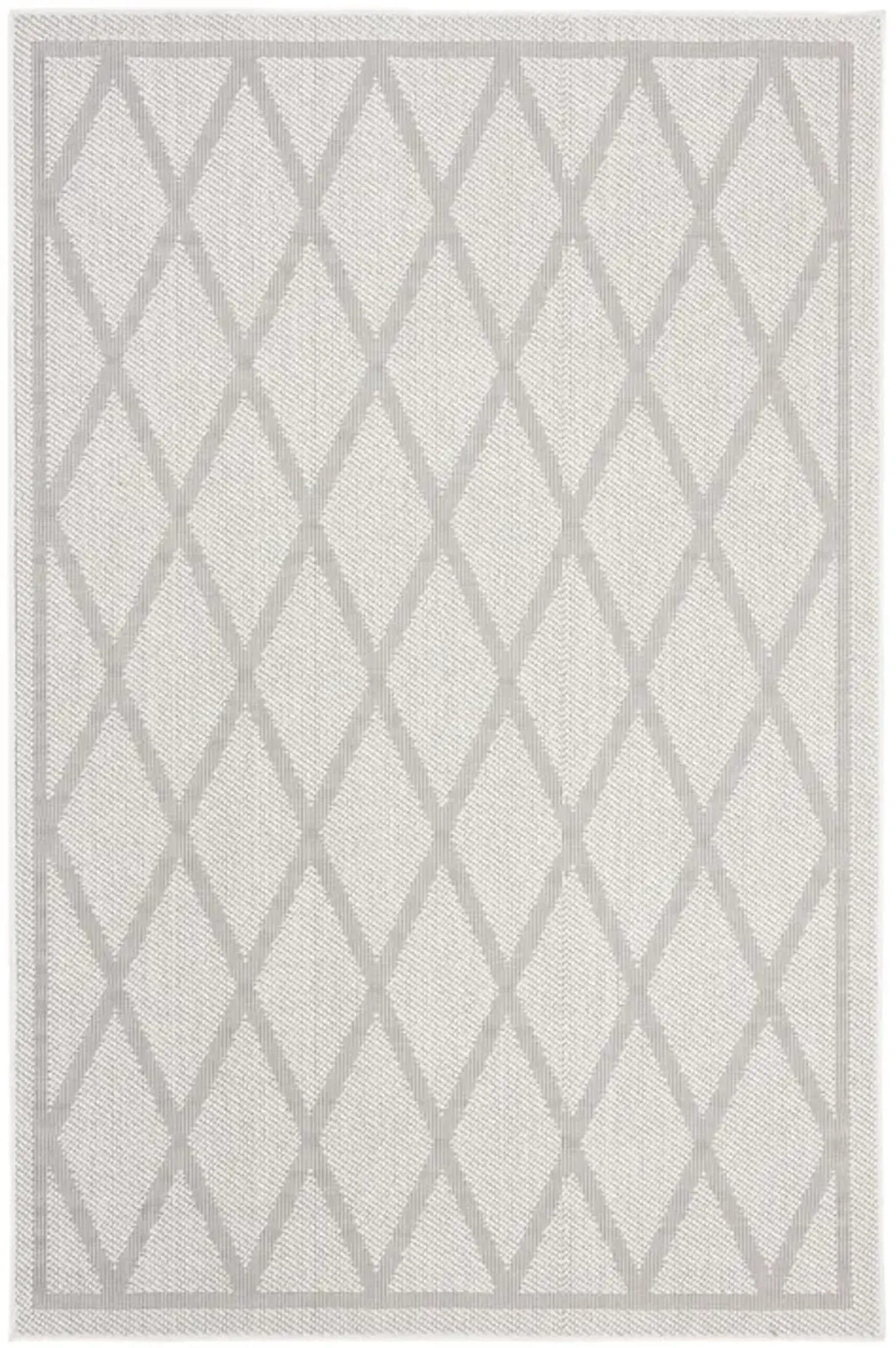 Safavieh BERMUDA 800 Collection BMU805A-5 Ivory / Light Grey 5'-3" X 7'-6"