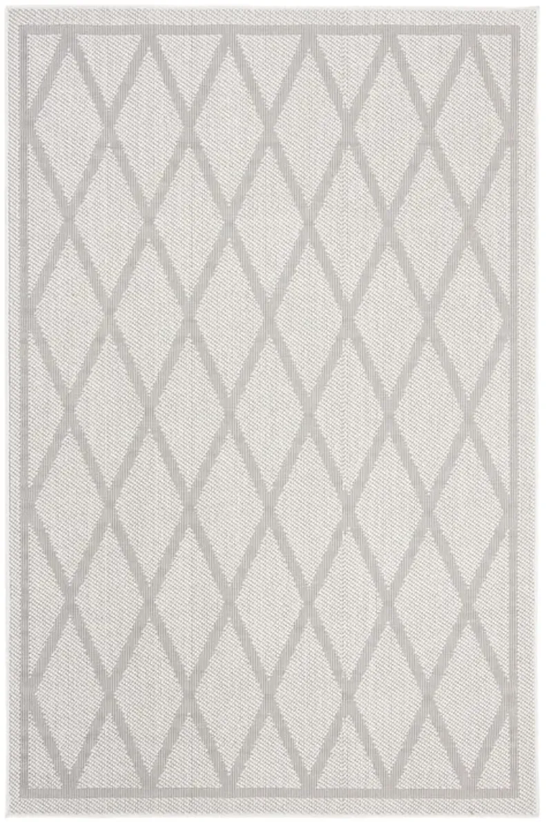 Safavieh BERMUDA 800 Collection BMU805A-5 Ivory / Light Grey 5'-3" X 7'-6"