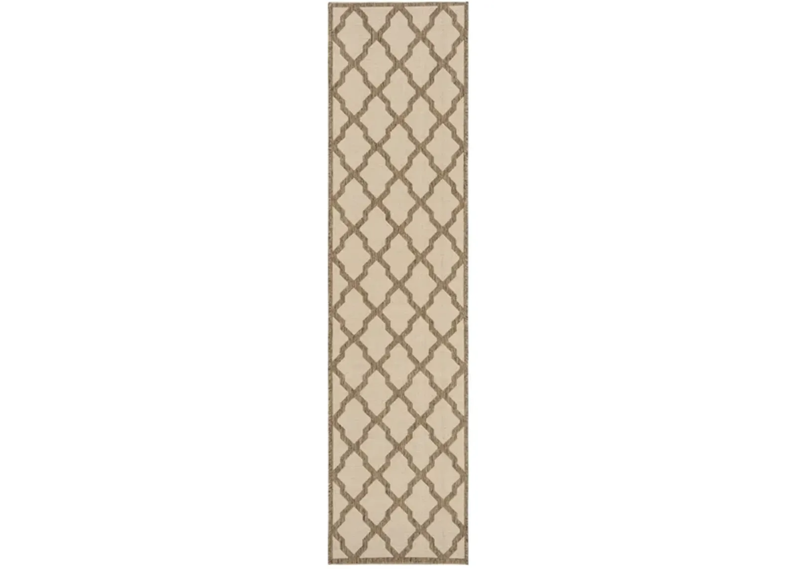 Safavieh BEACH HOUSE Collection BHS122C-28 Cream / Beige 2'-2" X 8'