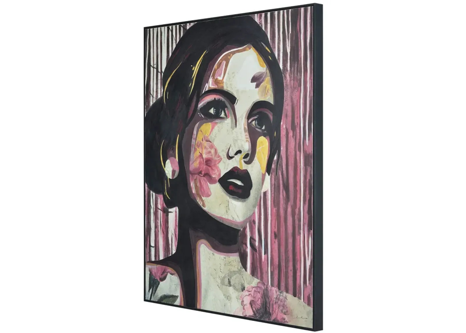 Andretta Rectangle Framed Canvas Art