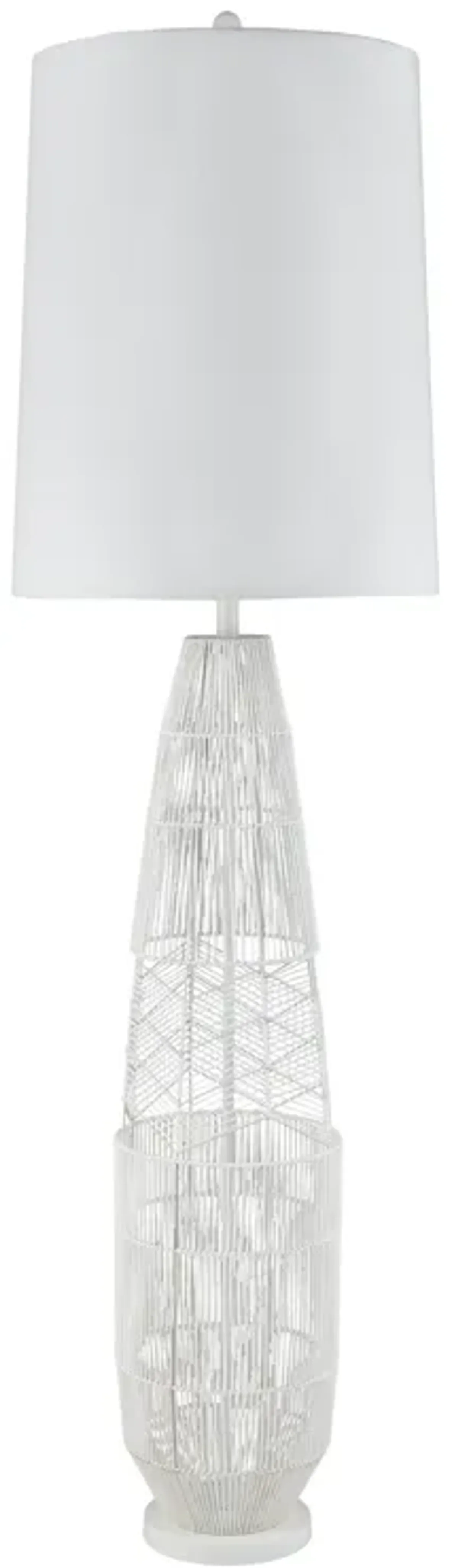 Husk 63'' High 1-Light Floor Lamp - White - Includes LED Bulb