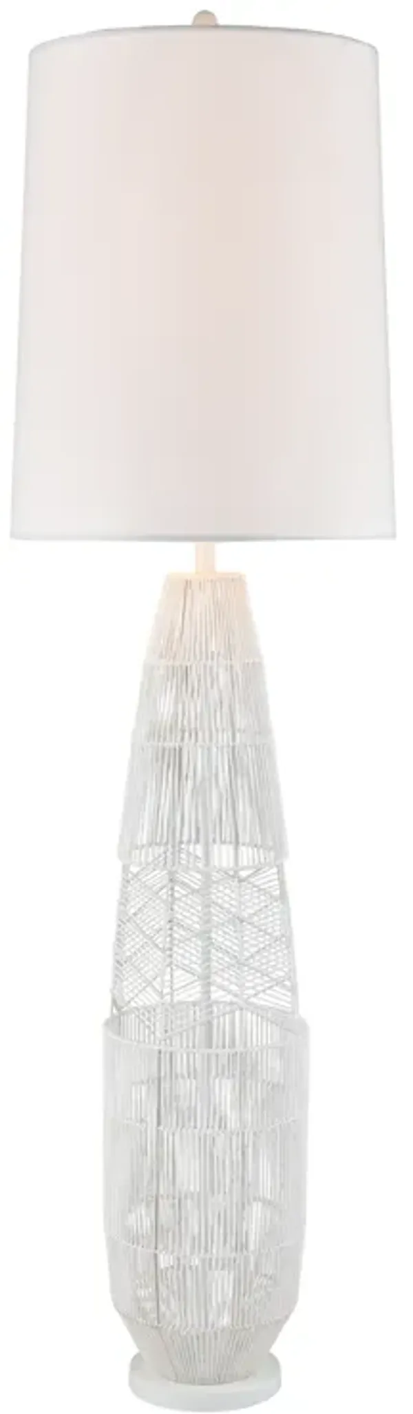 Husk 63'' High 1-Light Floor Lamp - White - Includes LED Bulb