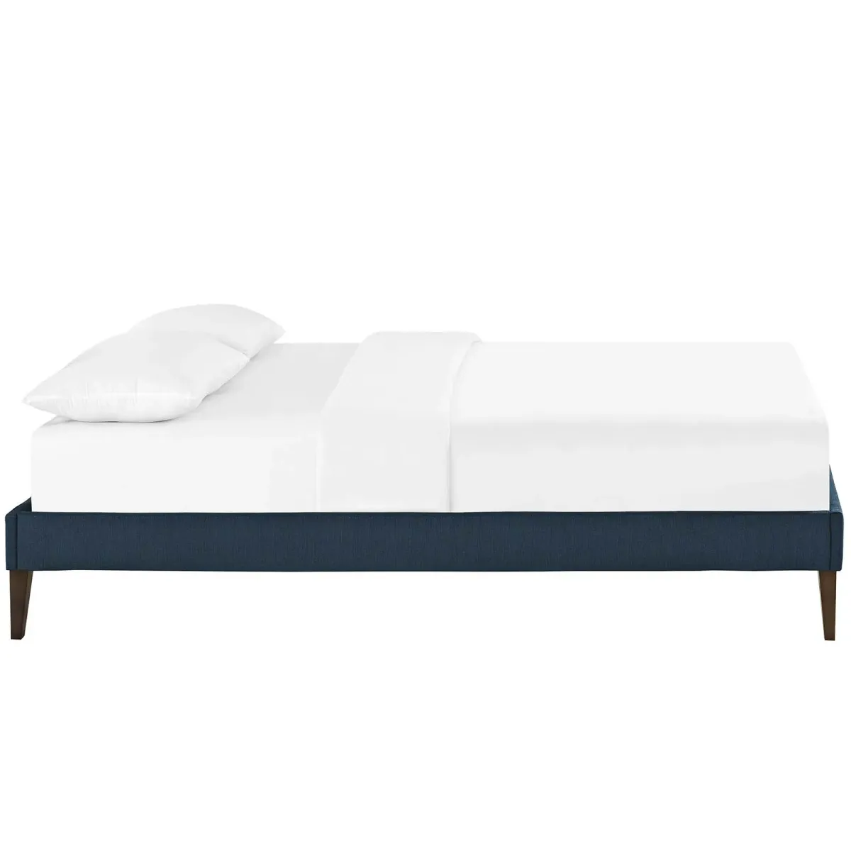 Tessie Full Fabric Bed Frame with Squared Tapered Legs