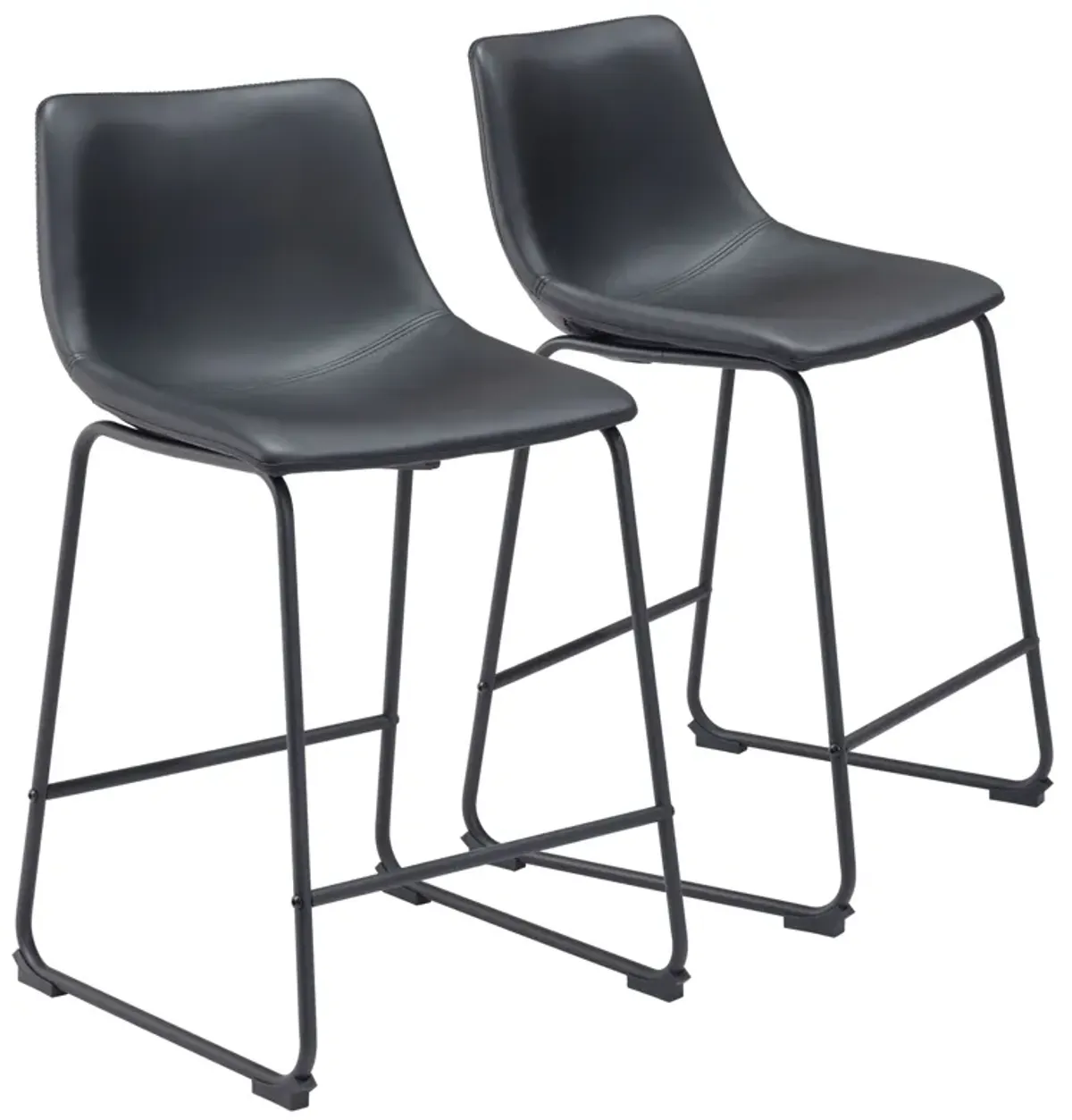 Smart Counter Stool (Set of 2) Black