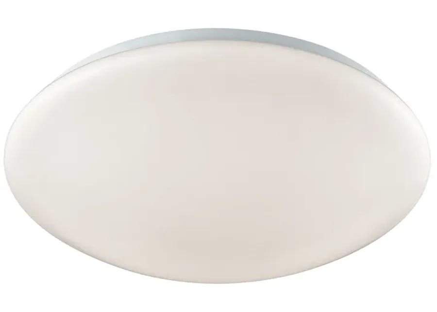 Kalona 13'' Wide 1-Light Flush Mount - White