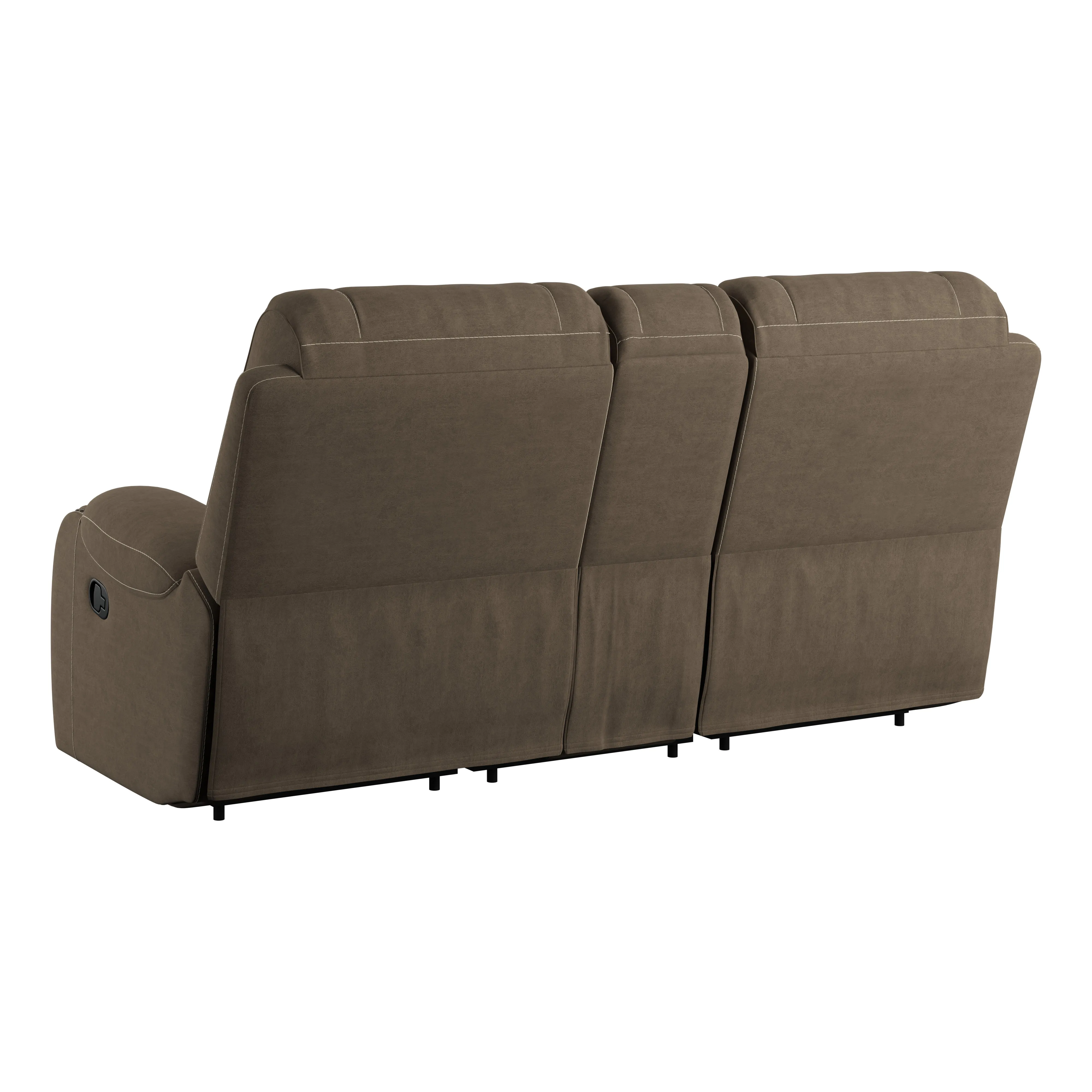 Adrian Reclining Glider Console Loveseat