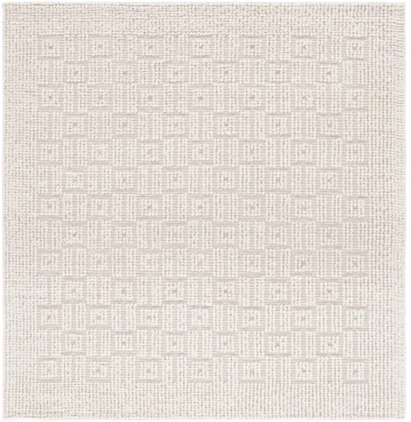 NATURA 129 IVORY 6' x 6' Square Square Rug