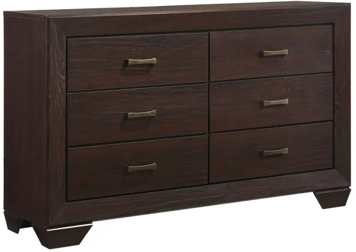 Kauffman Storage Bedroom Set with High Straight Headboard