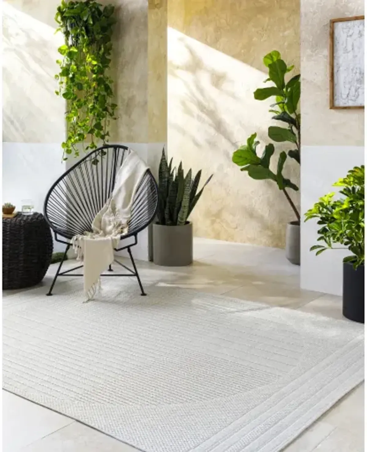 Sandra SDR-2309 7'10" x 10' Machine Woven Rug