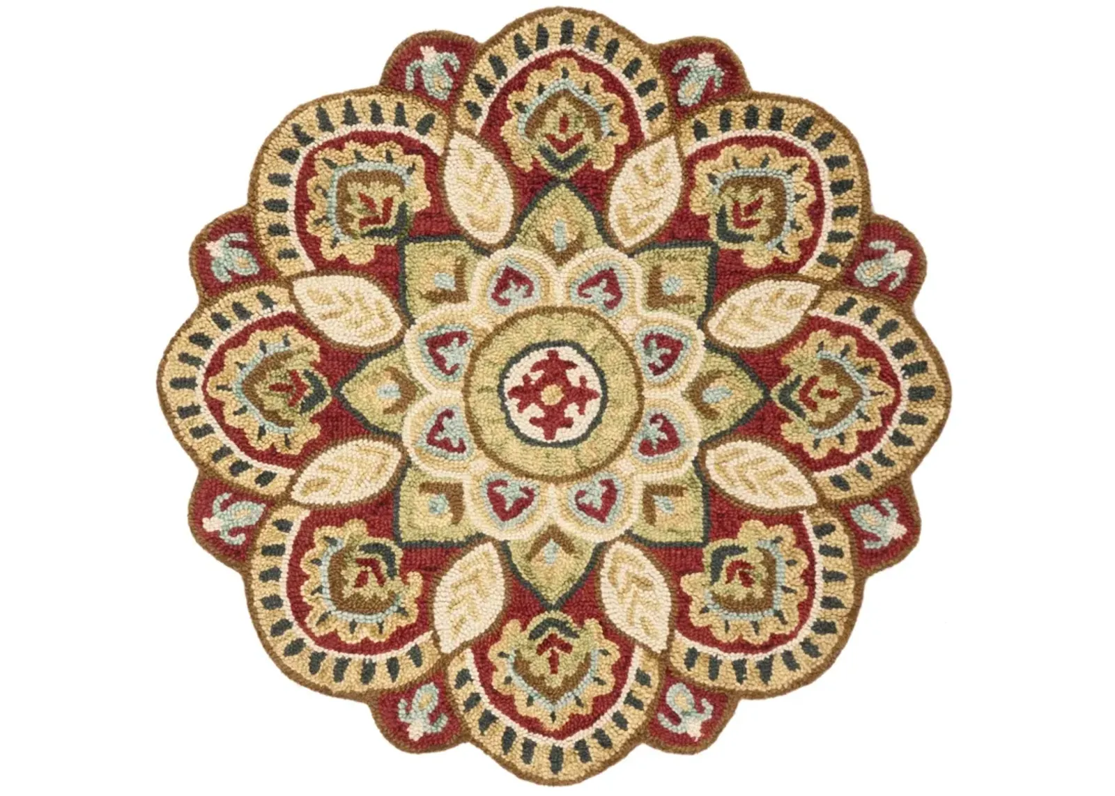 NOVELTY 604 RED  11' x 11'  Novelty Novelty Rug